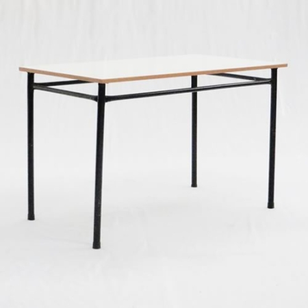 Mesa blanca rectangular - Imagen 2